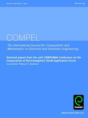 cover image of COMPEL: The International Journal for Computation and Mathematics in Electrical and Electronic Engineering, Volume 21, Issue 4